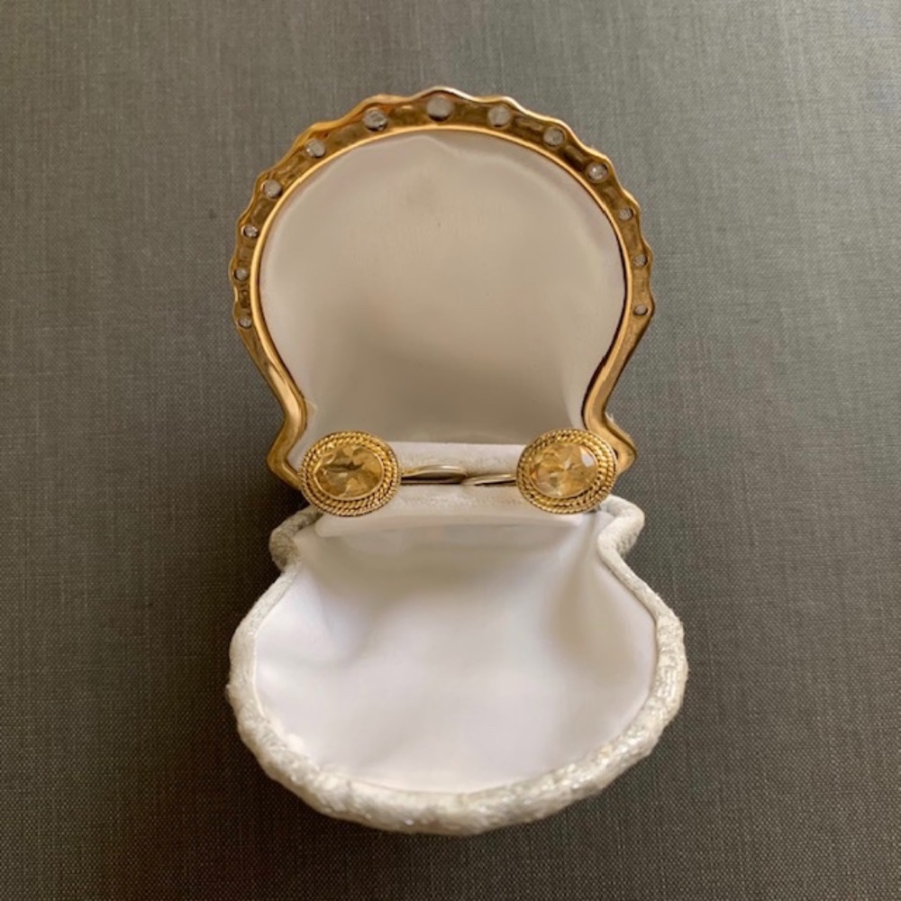 French Citrine Earrings